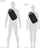 Plecak antykradzieżowy na jedno ramię Pacsafe Vibe 325 10L Black