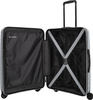 Walizka średnia Travelite Trient 66 cm - srebrna